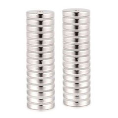 20 50 100 Strong Countersunk Ring Magnets 20mm Rare Earth Neodymium Hole 5mm US