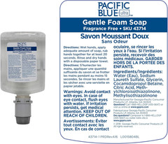 (5305714) Pacific Blue Ultra Manual Push Soap Dispenser with Gentle Foam Hand So