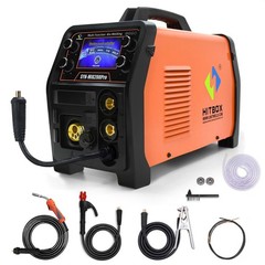 HITBOX Aluminum MIG IGBT Inverter 200A 110/220V MIG lift-TIG MMA Welding Machine