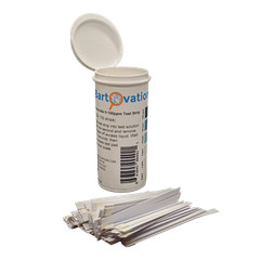 (100 Pack) Analytical Test Indicator Strips to Detect Peroxide Up to 100 ppm New
