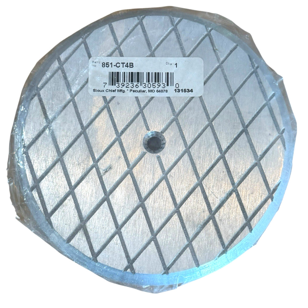 Sioux Chief 6″ Round Cleanout Cover – Tenzaloy (851-CT4B) with Screw