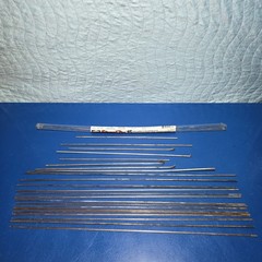 Harris Stay-Silv 15% Flat Brazing Rods .050” X 1/8”. 15 Full Sticks, 8 Partial.