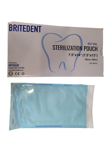Self Seal Sterilization Pouches – Autoclave Sterilizer Bags 7.5 X 13 Tattoo