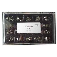 80Pcs Dental Orthodontic Bands with Buccal Tube 1st Molar Roth/MBT 022″ 16#-35#