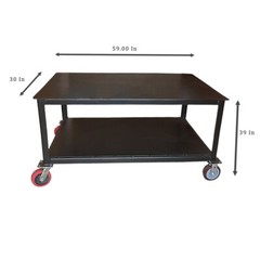 Heavy Duty Utility Cart – 3,000 lbs. Capacity 59″ x 39″ | Rolling Cart