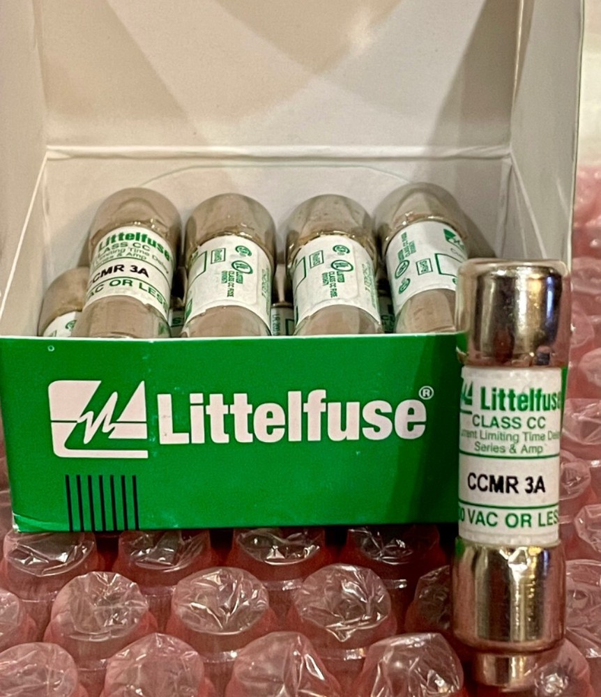 USA Stock(Box of 10) LittleFuse CCMR3A, CCMR003, CCMR-3A, 3A Class CC 600V fuse