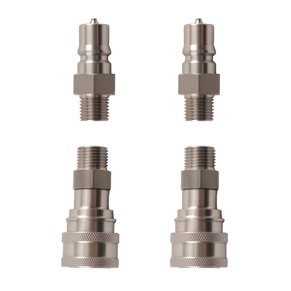 Hydraulic Quick Coupler Set for AGT Chinese Mini Excavators M14-M16 w/ Valve