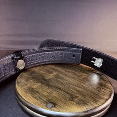 Dutyman Duty Belt Size 36″-38″ Black High Gloss Leather 5031 Width 2.25″