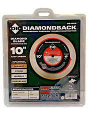 DIAMONDBACK DB-10CR Continuous Rim Wet Cut Diamond Blade Concrete 20-inch – NEW