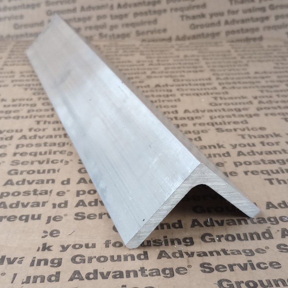 2″ x 2″ X 1/4″ X 12″ Long Aluminum Angle 6063 Alloy. Structural Angle 1pc.
