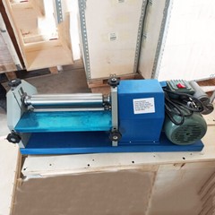 USED-Auto Gluing Coating Machine Paper Leather Make White Latex Office Art