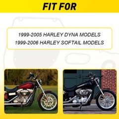 Gasket Seal Kit For 1994-2005 Harley Softail Dyna Road King Primary Clutch Cover