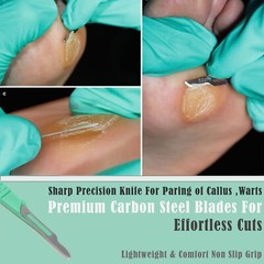 10Disposable Sterile Surgical Scalpel #15Callus&Wart Removal,Podiatry,Dissection