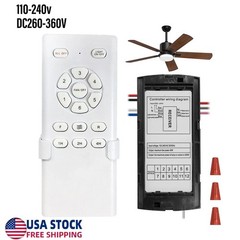 DC Output Ceiling Fan Receiver With 6 Speed Remote Control Functionality
