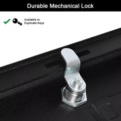 Key Cabinet Wall Mount Key Lock Box with Key Management Locking Key Organizer