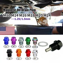 M14x1.5 M12*1.5 Car Universal Engine Magnetic Oil Drain Plug Screw Nut Bolt Sump