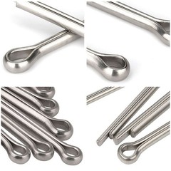 Cotter Pins Split Pins A2 Stainless Steel 1mm 1.5mm 2mm 2.5mm 3mm 4mm Split-Pins