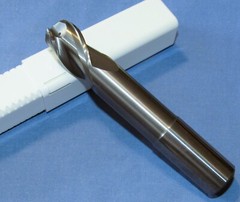 HELICAL Carbide End Mill 3/4 dia. 3 flute 1″ LOC 0.190″cr 3″ Reach 4-1/2 OAL