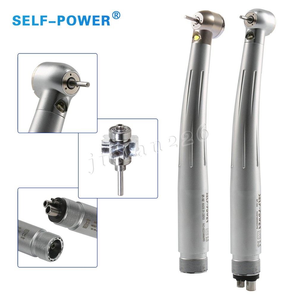 Dental Fiber Optic LED E-generator high speed handpiece/ Diamond Bur