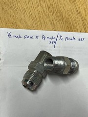 Many 1/2 and 3/8 flare fittings for gas connections, appliance connections..
