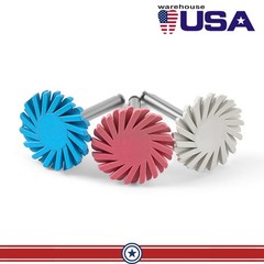 Coarse Medium Fine Dental Composite Polishing Diamond RA Disc Wheel Rubber Resin