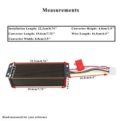 DC 48V Step Down to 12V 30A 360W Voltage Reducer Converter