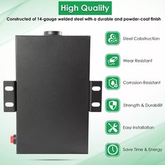 5 Gallon 14 Gauge Hydraulic Fluid Reservoir Tank Inlet 1-1/2″/ Outlet 3/4″ FNPT