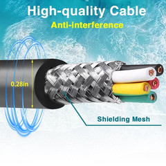 NMEA2000 Engine Interface Cable with T-Connector for Yamaha Outboards 2006-2023