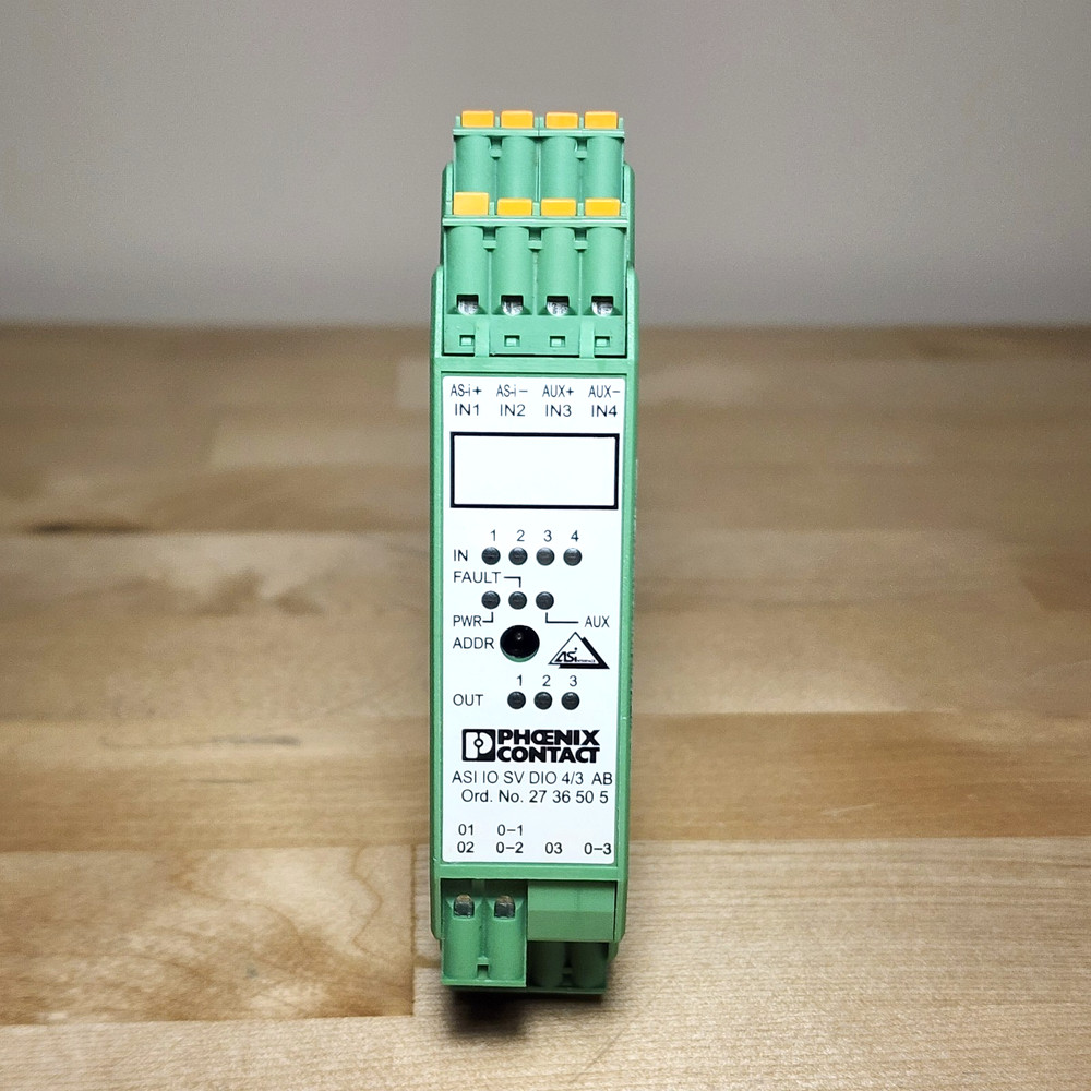 Phoenix Contact 2736505 ASI IO SV DIO 4/3 AB AS-Interface AS-i I/O Module