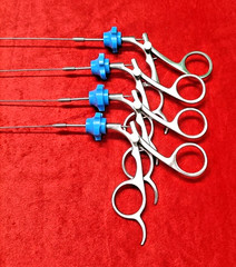 4pc – Hysteroscopy Semi Rigid Rotatable Scissor 5FR 40CM Reusable Instruments