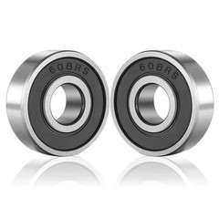 SHKI 20 Pcs 608 2RS Ball Bearings Double Rubber Sealed Miniature Deep Groove