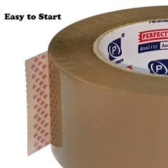 Brown Packing Tape 2.7 Mil 1.88 Inch x 100 Meters Total 1200M 12 Rolls
