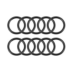 O-Ring Cord Thickness 1.2mm x OD 5mm – 50mm Sealing Rubber Ring Black NBR 70