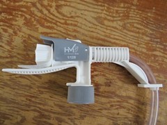 Highmark Dilution spray Gun Gray/White w/ Tube Locking 1:128 mix