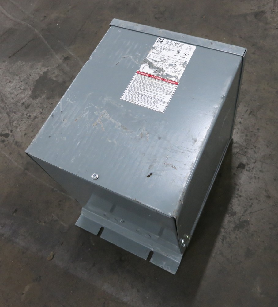 Square D 5S1F 5 kVA 240×480 – 120/240 1PH Dry Type Transformer 3R 240 480 Single