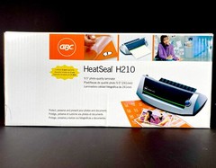 GBC HeatSeal H210 Photo Quality Laminator ~ 9.5″ ~ New + Set of 25 Pouches