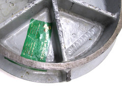 NICE! SHAMROCK 12″ ROUND STEEL SURFACE PLATE