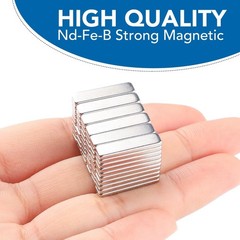Neodymium Bar Magnets, 20x5x2mm 60Pcs Small Strong Rare Earth Magnet, Strong …