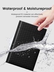 Reliable Black Bubble Mailers 4×8 Inch – 100 Padded Self-Seal Shipping Envelopes