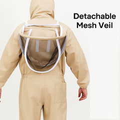 Bee Suit Men Women XL Beekeeping Protective With Glove Veil Hood For BeeKeeper