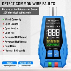Electrical Circuit Tracer with GFCI Tester for Accurate Breaker Identification