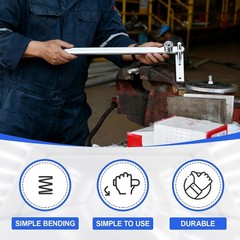 Manual Rebar Bender Mini Tubing Wire Bender Steel Construction Hand Rod Forming