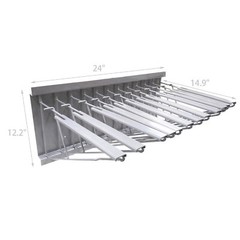 Blueprint Wallmount Rack Pivot Display Hangers Engineering Drawing Plan Organize