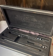 Vintage The L.S. Starrett Co Dial Indicator Last Word CASE ONLY