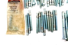 35 RED HEAD Concrete Anchors Trubolt WS-3836 Wedge 3/8″ x 3 3/4″ + Extras