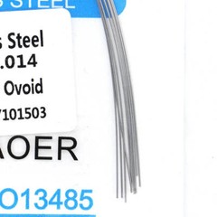 HOT 10pcs/bag Dental Orth Stainless Steel Round Arch Wire 014 Upper 5-200packs