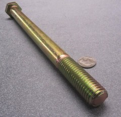 Cap Screw Bolt, PT, GRADE 8 Yellow Zinc Chromate 3/4″-10 x 7.50″ Length, 2 Pc
