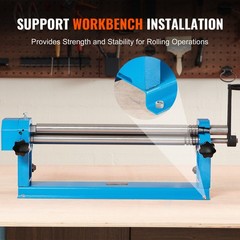 VEVOR Slip Roll Machine Sheet Metal Slip Roller 24” x 16 Gauge φ1.49 in Roller