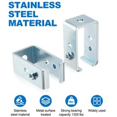 4.75 Feet Strut Channel Trolley Track 1-5/8″, w/ Channel Trolley Track Hanger US