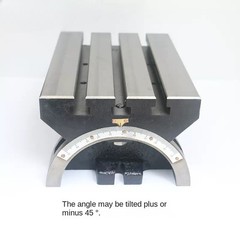 Tilting Table Adjustable Angle Table Milling Machine Table 7/10/12/15/24 Inch